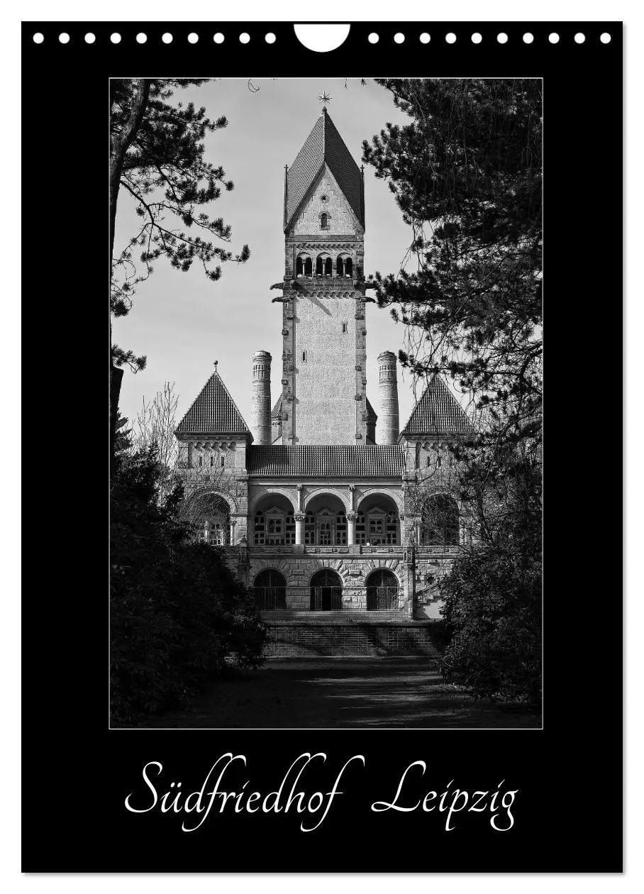 Cover: 9783516447644 | Südfriedhof Leipzig (Wandkalender 2026 DIN A4 hoch), CALVENDO...