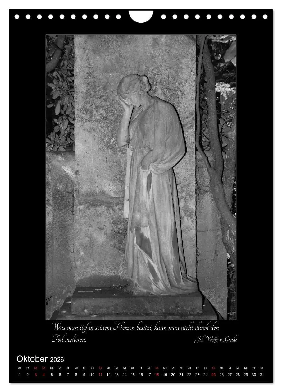Bild: 9783516447644 | Südfriedhof Leipzig (Wandkalender 2026 DIN A4 hoch), CALVENDO...