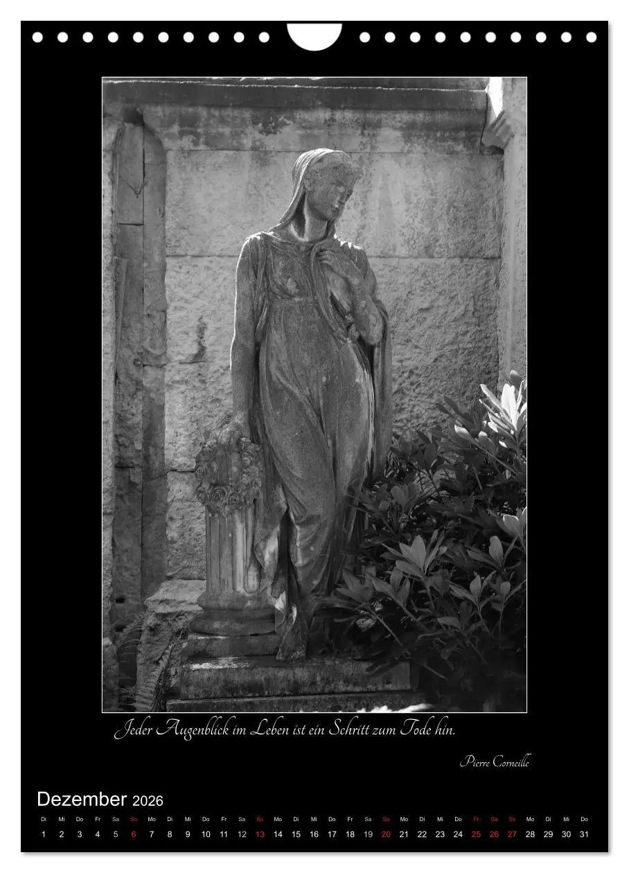 Bild: 9783516447644 | Südfriedhof Leipzig (Wandkalender 2026 DIN A4 hoch), CALVENDO...