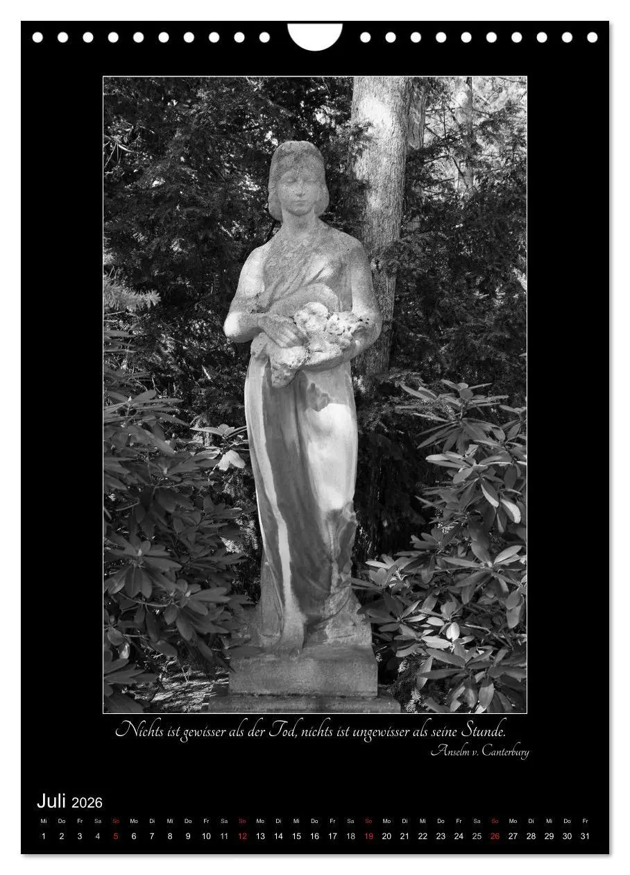 Bild: 9783516447644 | Südfriedhof Leipzig (Wandkalender 2026 DIN A4 hoch), CALVENDO...