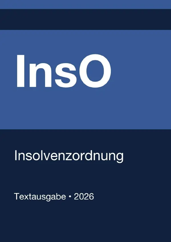 Cover: 9783565267644 | InsO - Insolvenzordnung (Deutschland) 2026 | Gesetze24 Deutschland