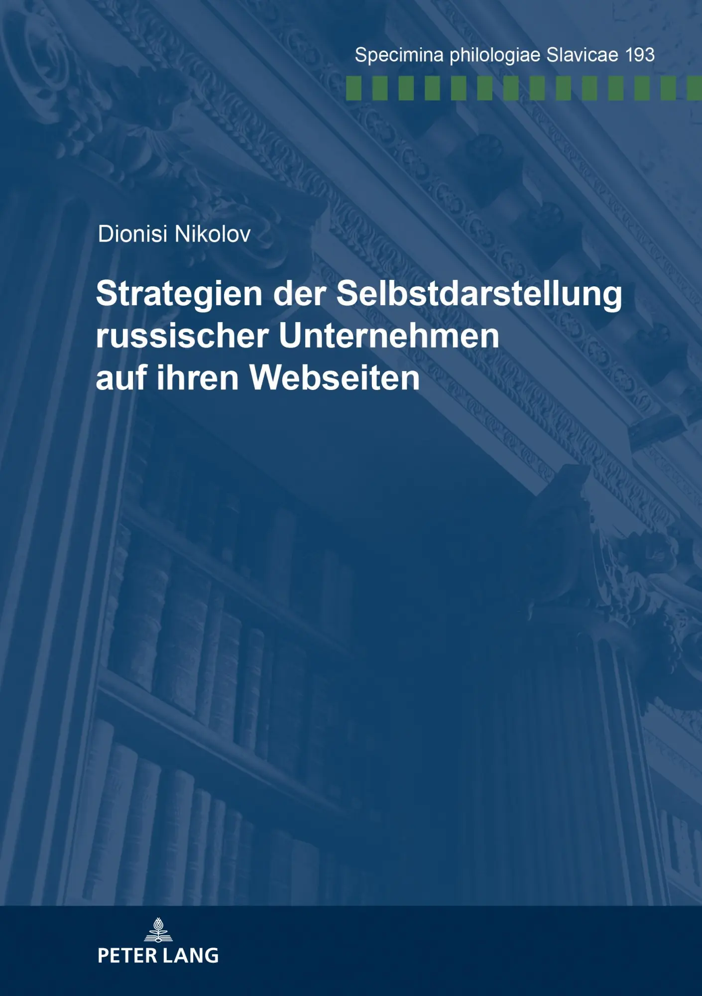 Cover: 9783631737644 | Strategien der Selbstdarstellung russischer Unternehmen auf ihren...