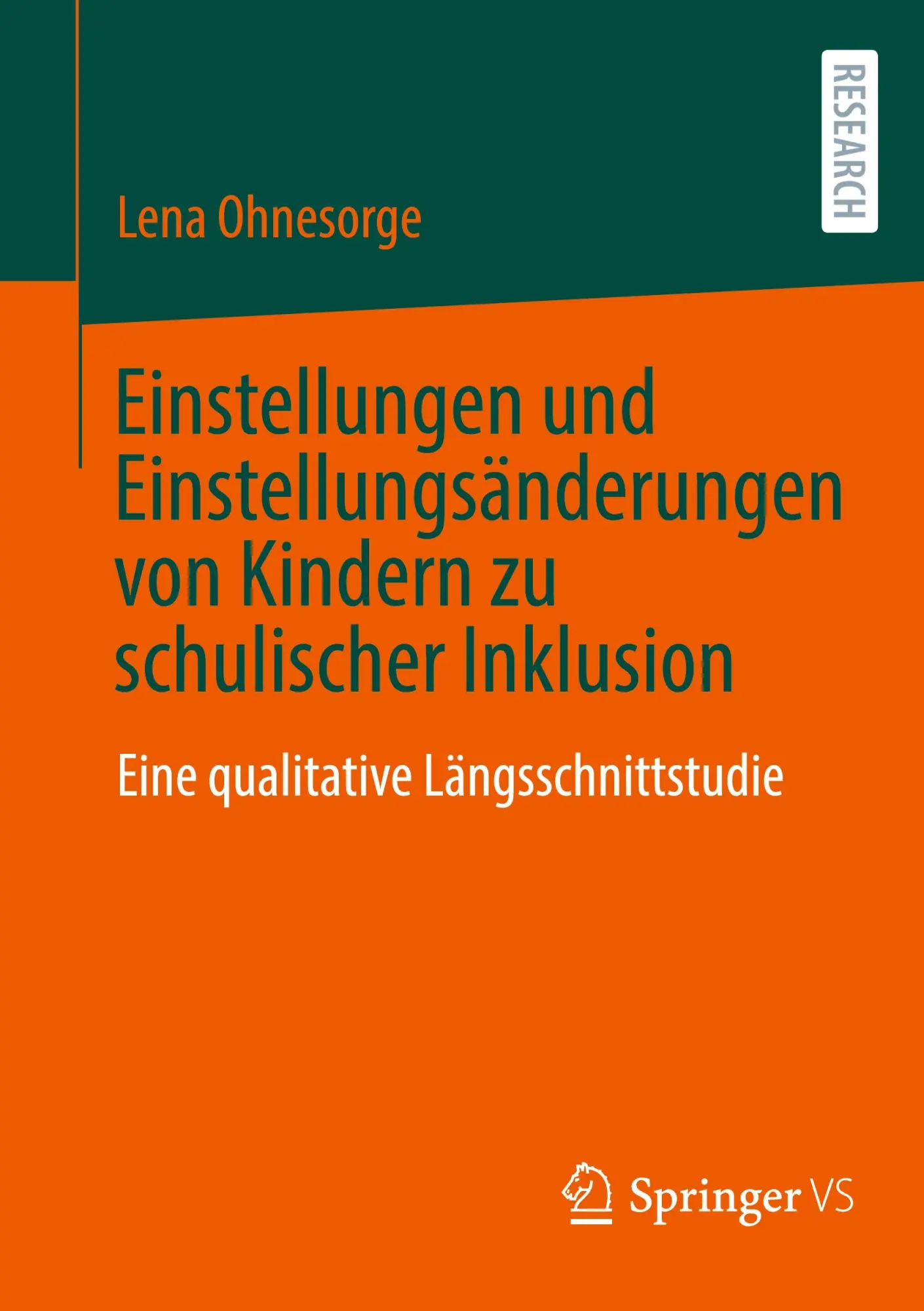 Einstellungen und Einstellungsänderungen von Kindern zu schulischer Inklusion