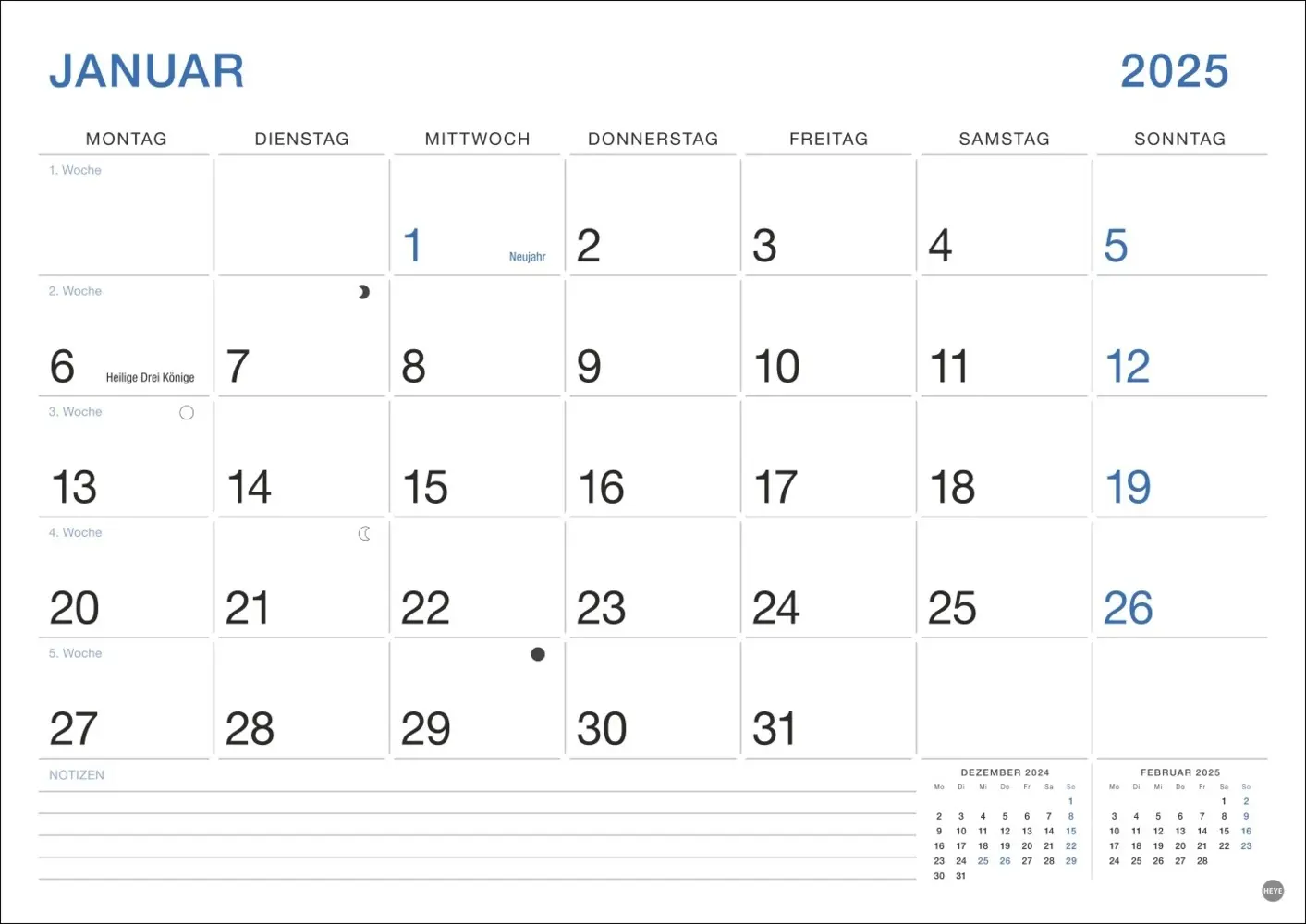 Bild: 9783756407644 | Büro Monatsplaner 2025 | Kalender | Spiralbindung | Kalender | Deutsch