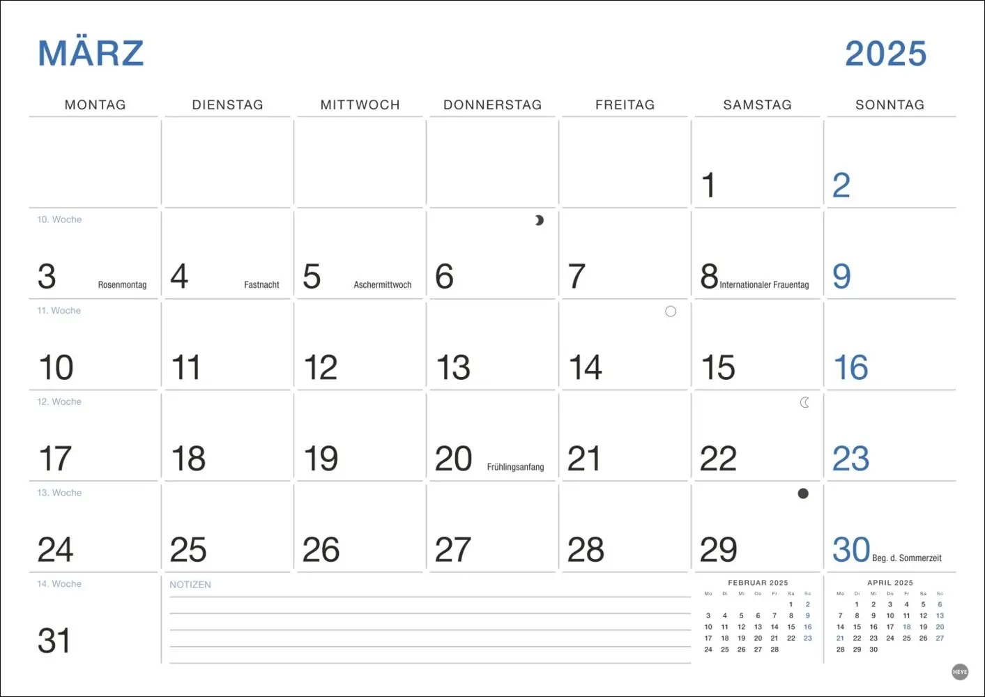 Bild: 9783756407644 | Büro Monatsplaner 2025 | Kalender | Spiralbindung | Kalender | Deutsch