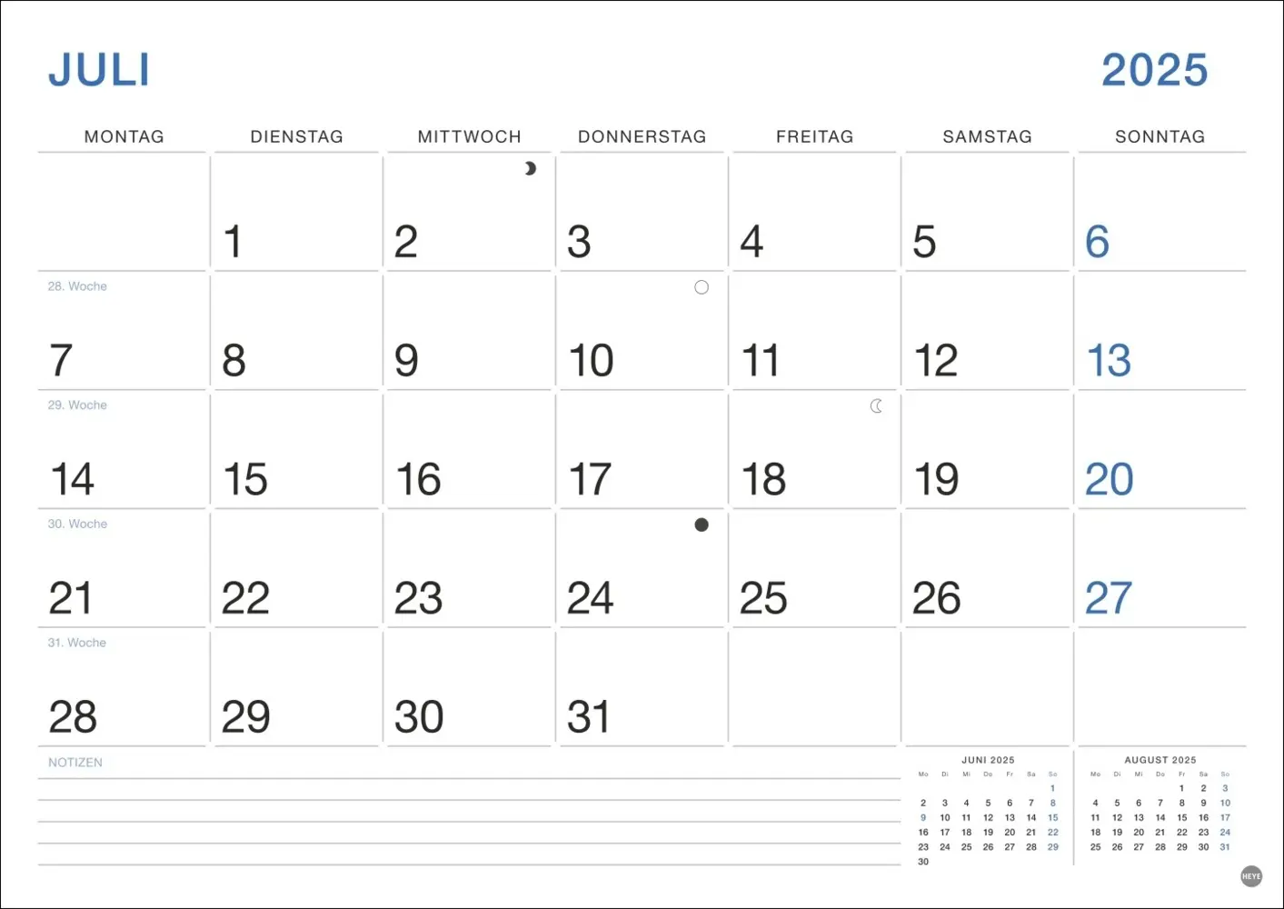 Bild: 9783756407644 | Büro Monatsplaner 2025 | Kalender | Spiralbindung | Kalender | Deutsch