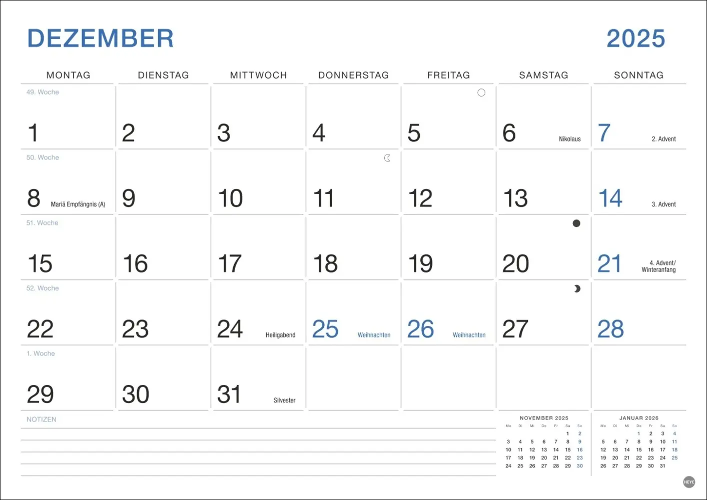 Bild: 9783756407644 | Büro Monatsplaner 2025 | Kalender | Spiralbindung | Kalender | Deutsch
