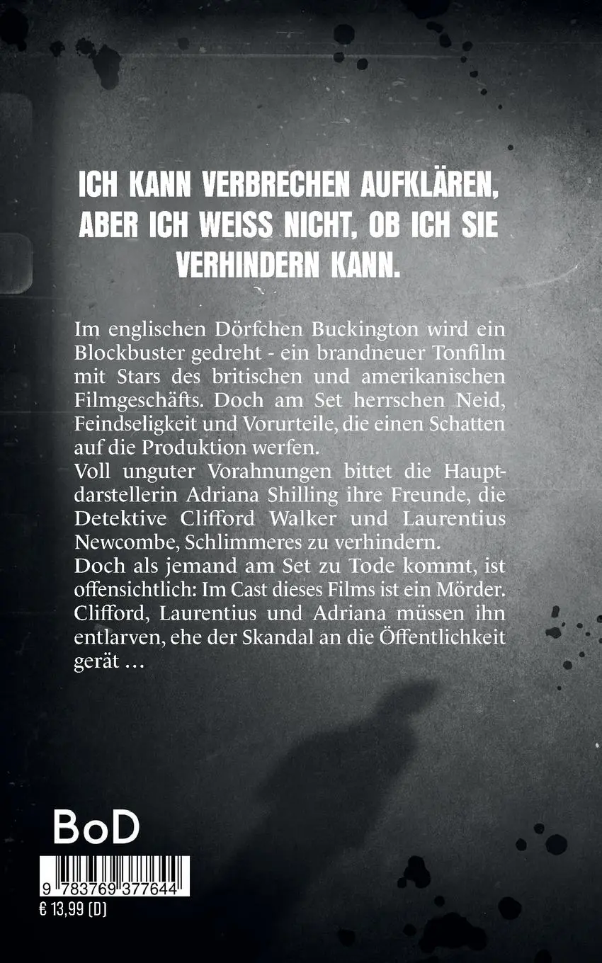 Rückseite: 9783769377644 | Mord! Klappe, die erste | Ein Krimi in bester Whodunit-Tradition