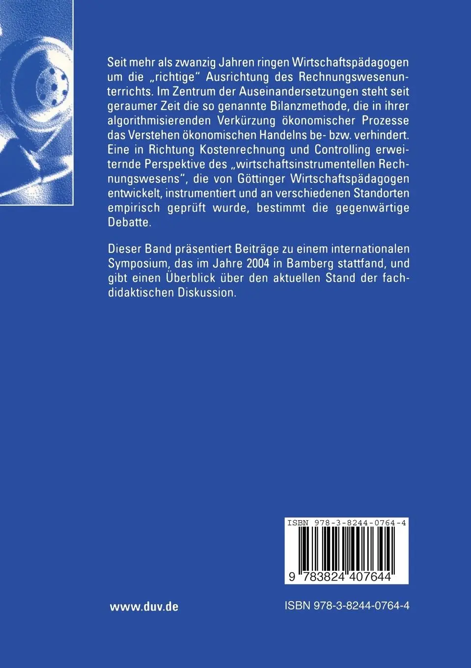 Rückseite: 9783824407644 | Rechnungswesenunterricht am Scheideweg | Lehren, lernen und prüfen