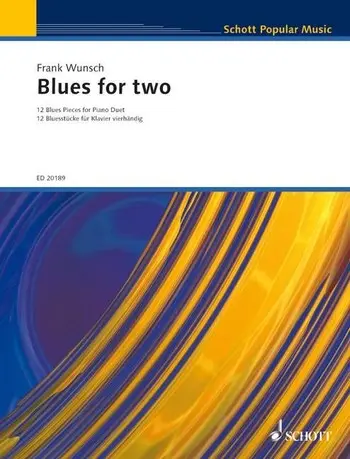 Cover: 9790001147644 | Blues for Two | 12 Blues Pieces | Frank Wunsch | Buch + CD | Deutsch