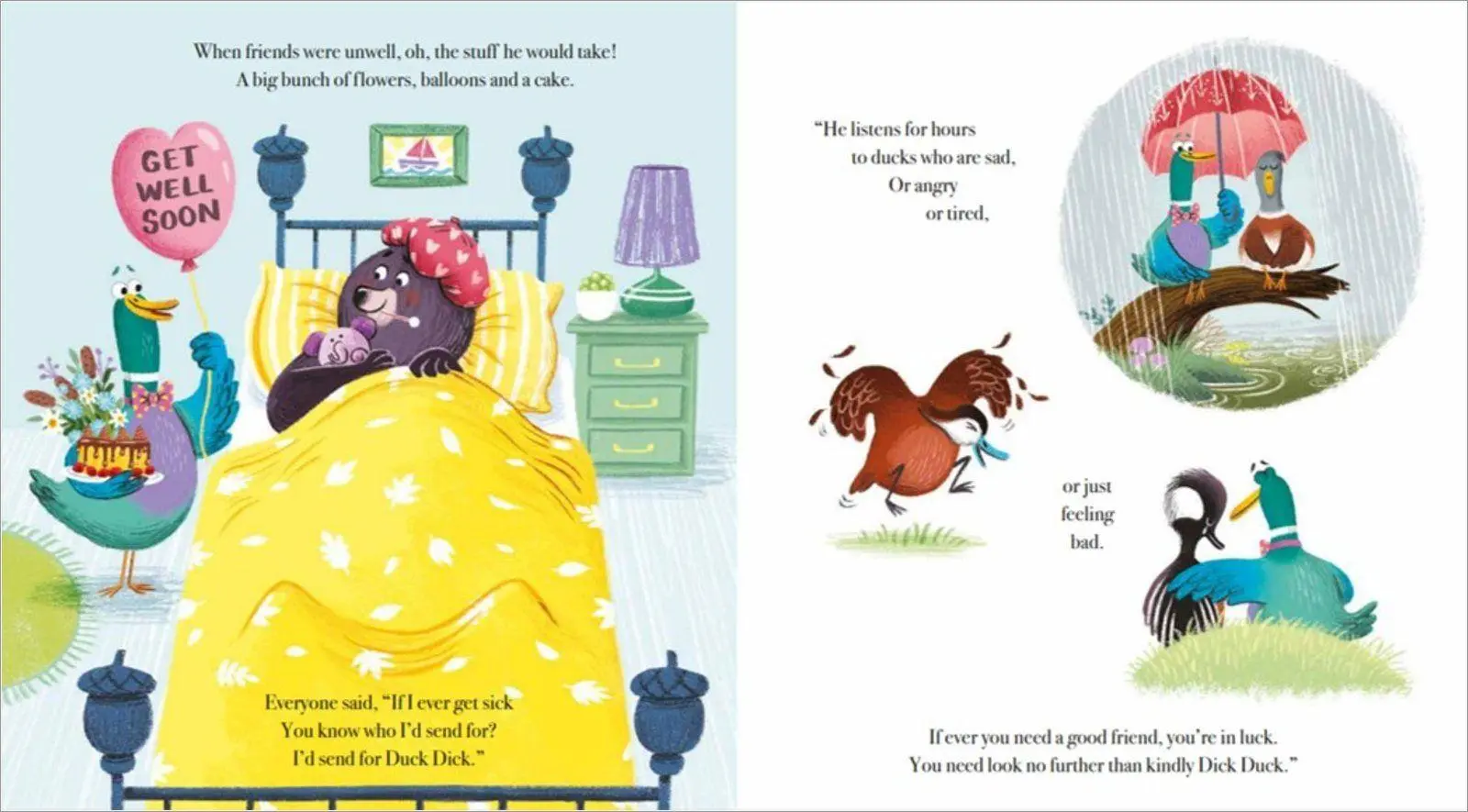 Bild: 9780702307744 | Dick the Delightful Duck | Kaye Umansky | Taschenbuch | 32 S. | 2023