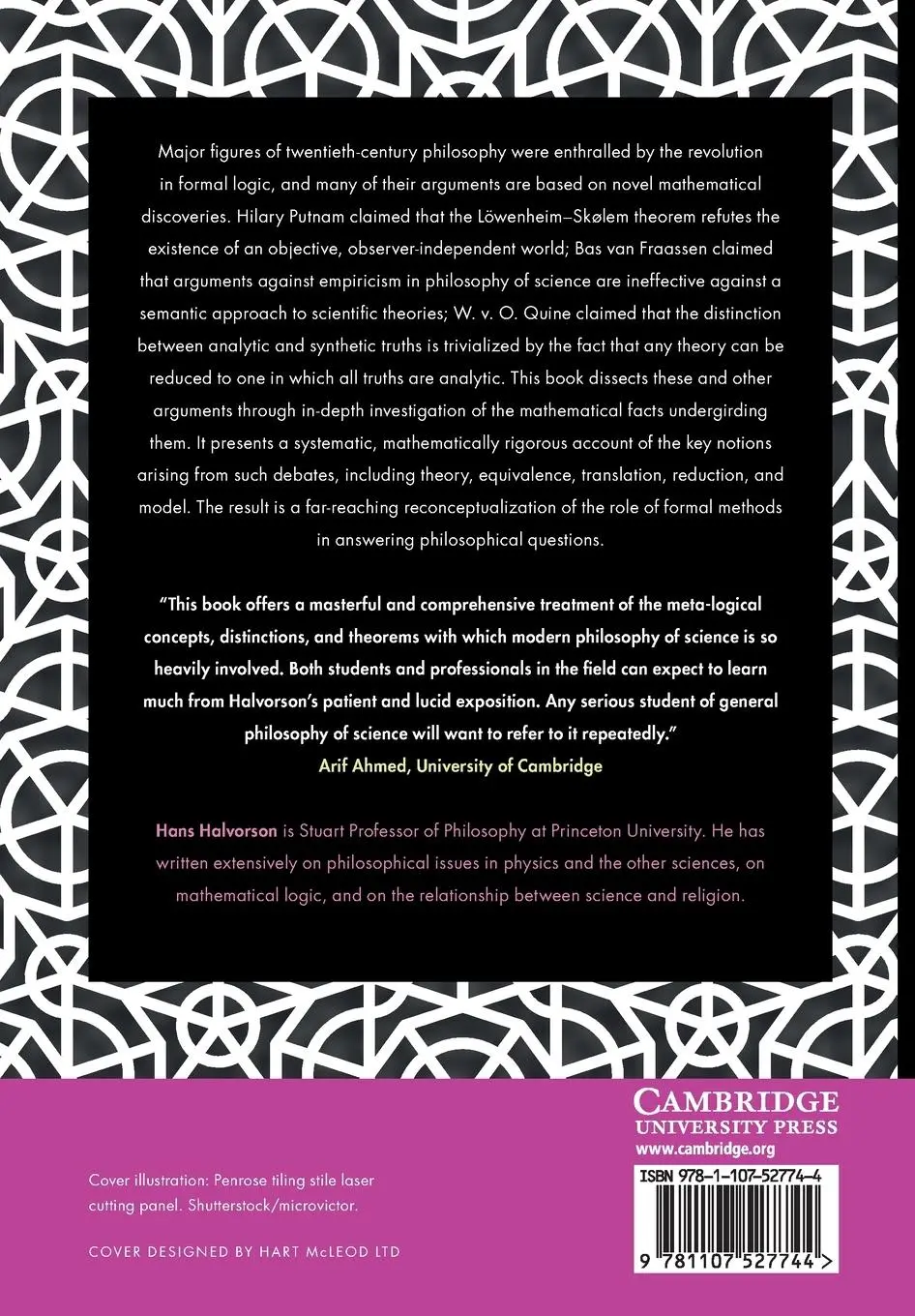 Rückseite: 9781107527744 | The Logic in Philosophy of Science | Hans Halvorson | Taschenbuch