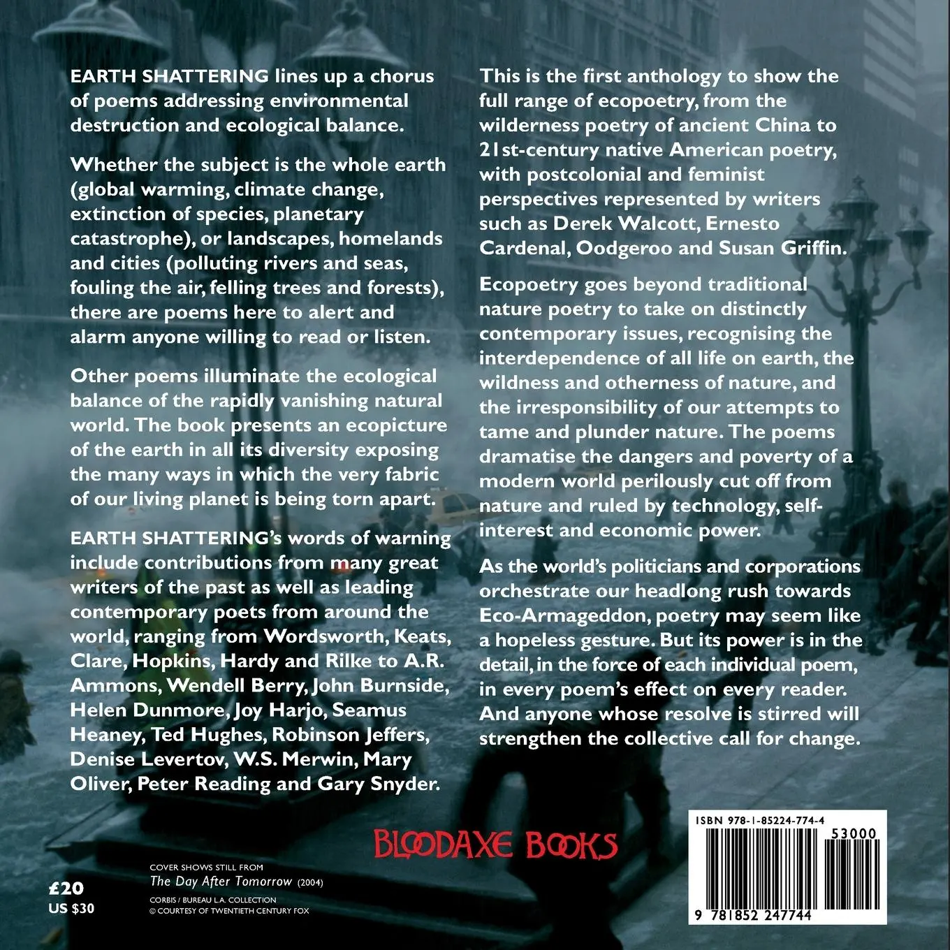 Rückseite: 9781852247744 | Earth Shattering | Ecopoems | Neil Astley | Taschenbuch | Englisch
