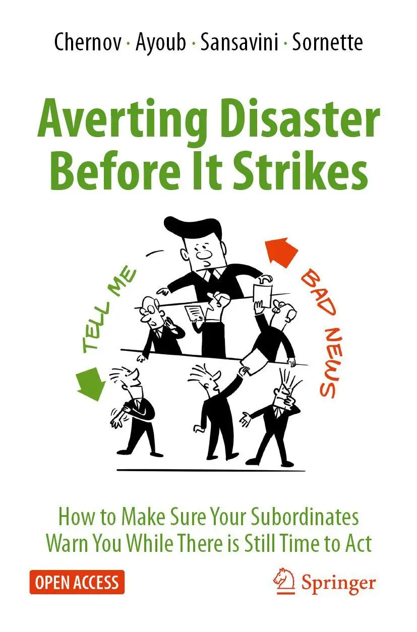 Averting Disaster Before It Strikes - Dmitry Chernov Ali Ayoub Giovanni Sansavini Didier Sornette Kartoniert (TB)