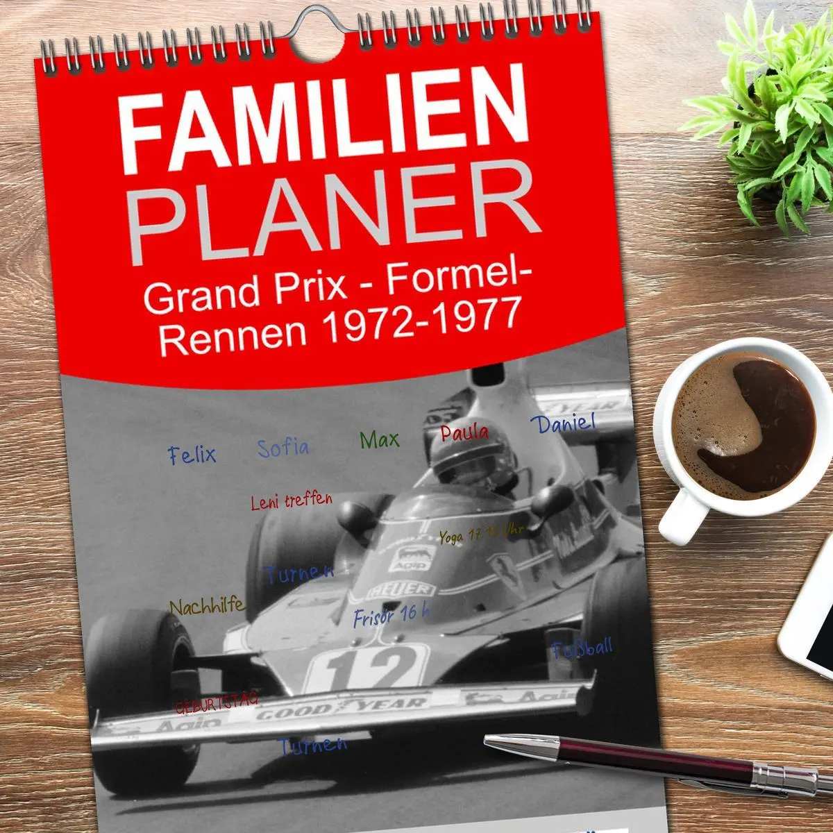 Bild: 9783516507744 | Familienplaner 2026 - Grand Prix - Formel-Rennen 1972-1977 mit 5...