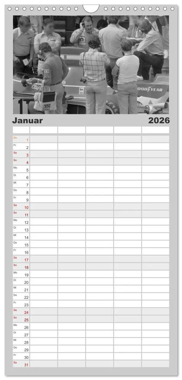 Bild: 9783516507744 | Familienplaner 2026 - Grand Prix - Formel-Rennen 1972-1977 mit 5...