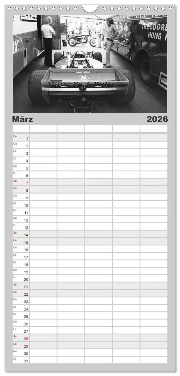 Bild: 9783516507744 | Familienplaner 2026 - Grand Prix - Formel-Rennen 1972-1977 mit 5...