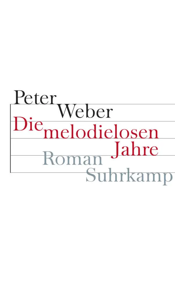 Cover: 9783518417744 | Die melodielosen Jahre | Roman | Peter Weber | Buch | 189 S. | Deutsch