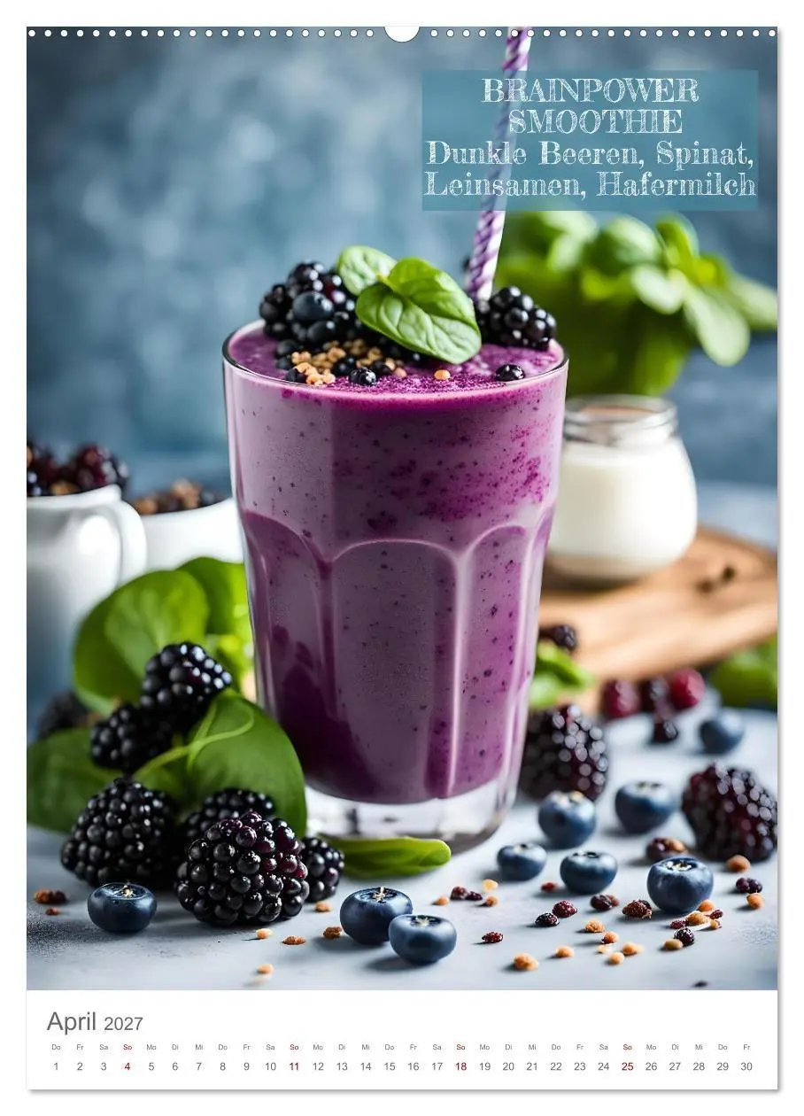 Bild: 9783569077744 | Vitamine im Glas - Gesunde Smoothie Kreationen (Wandkalender 2027...