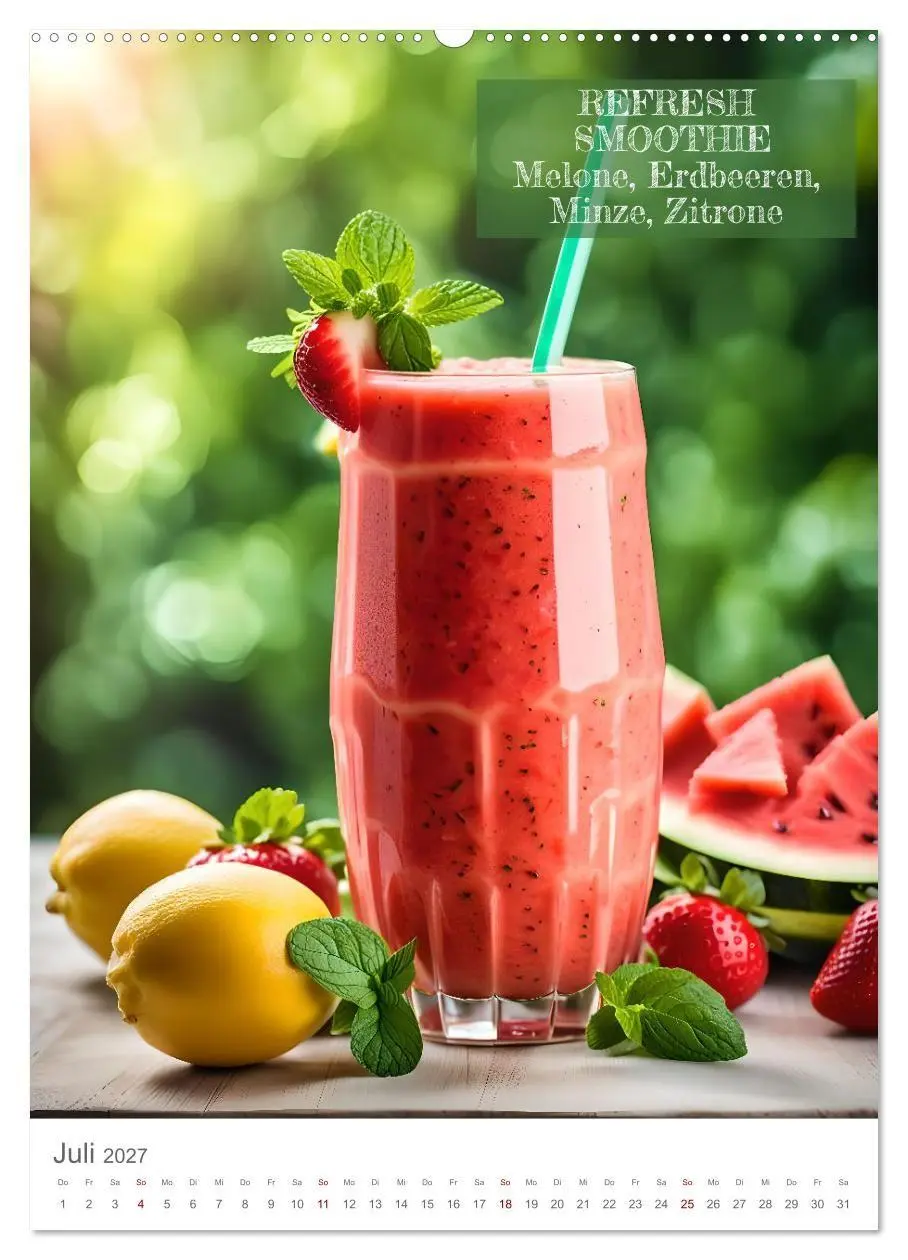 Bild: 9783569077744 | Vitamine im Glas - Gesunde Smoothie Kreationen (Wandkalender 2027...
