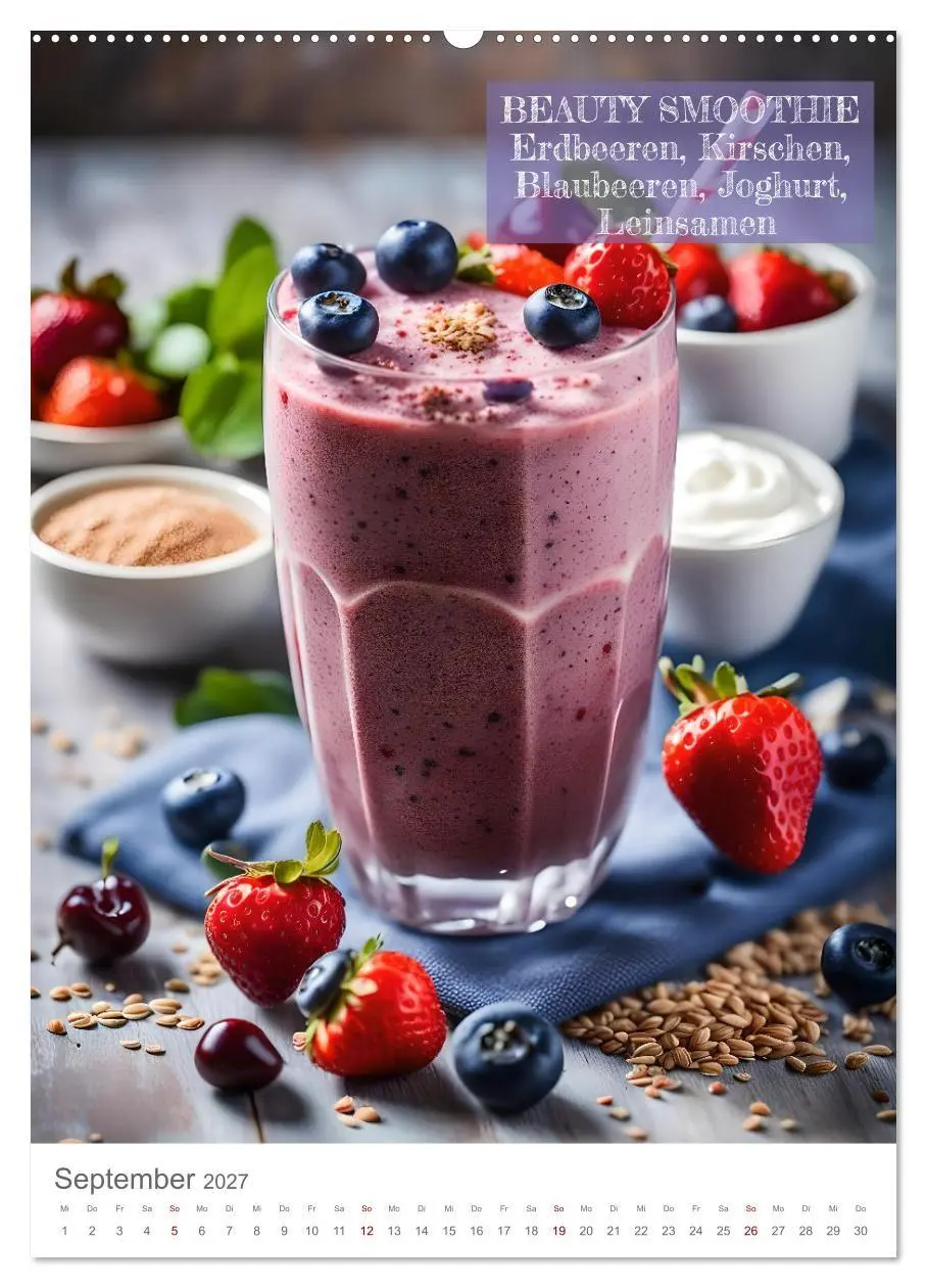 Bild: 9783569077744 | Vitamine im Glas - Gesunde Smoothie Kreationen (Wandkalender 2027...