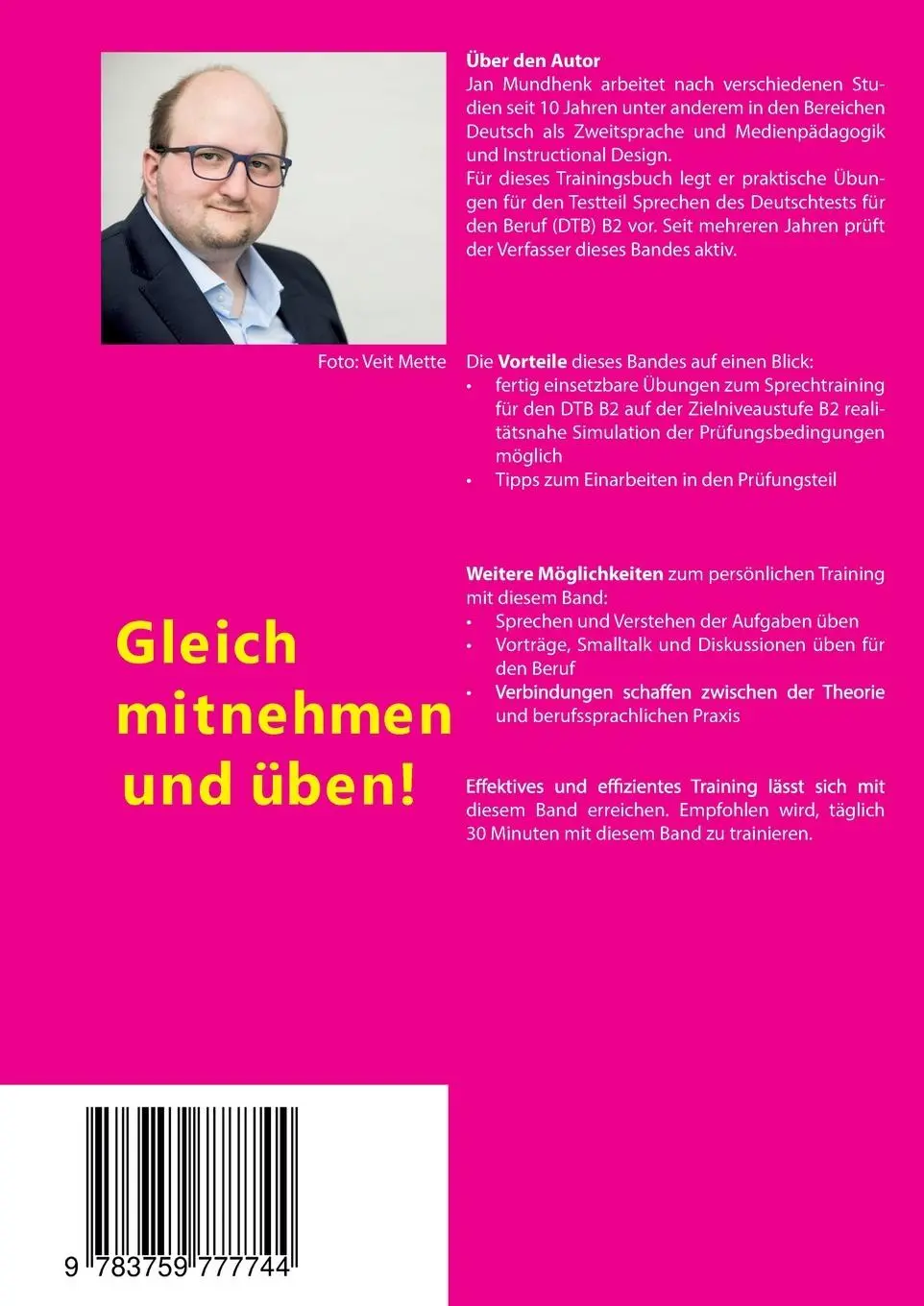Rückseite: 9783759777744 | Fit werden für den Deutsch-Test für Berufssprachkurse DTB B2:...