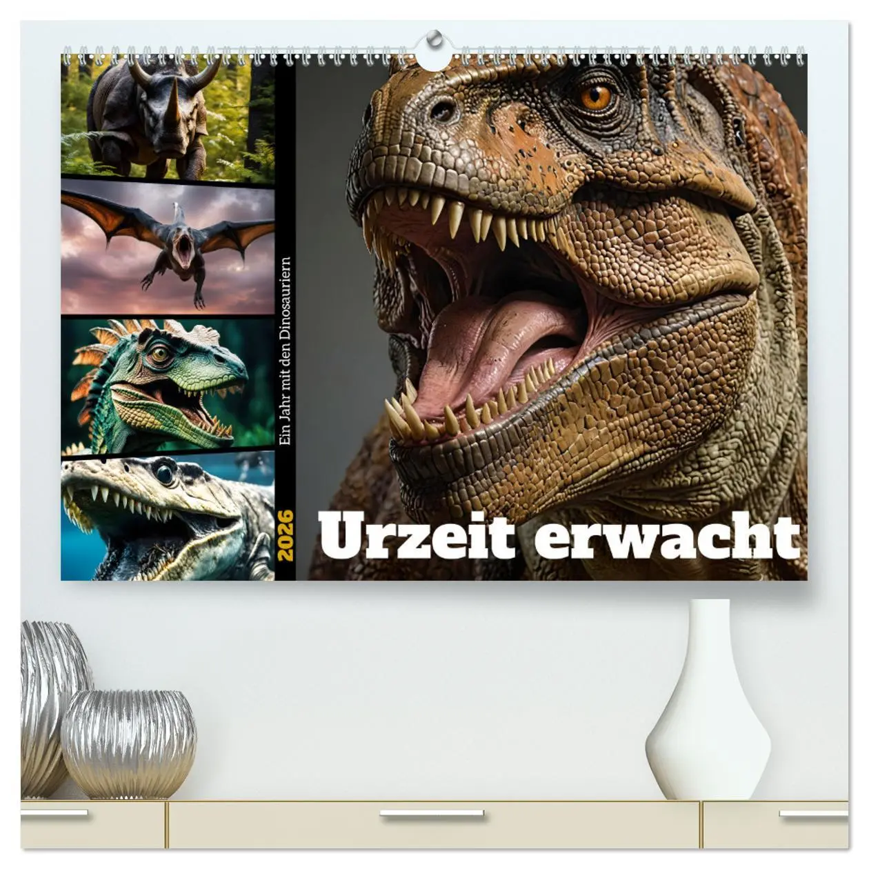 Cover: 9783457267844 | Urzeit erwacht - Ein Jahr mit den Dinosauriern (hochwertiger...