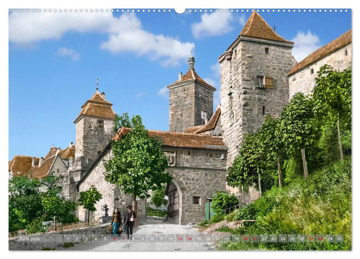Bild: 9783457717844 | Rothenburg ob der Tauber um das Jahr 1900 - Fotos neu koloriert...