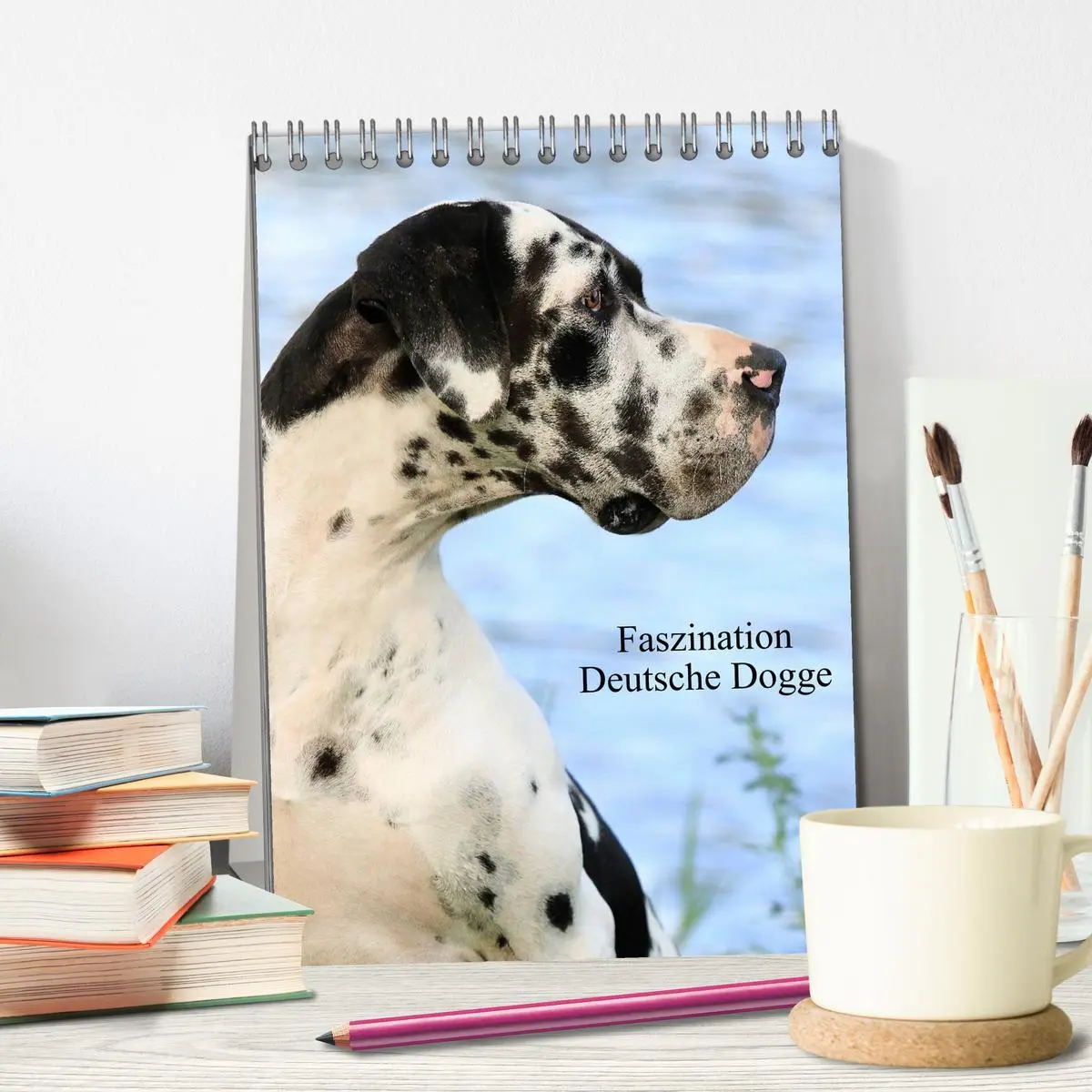 Bild: 9783516427844 | Faszination Deutsche Dogge (Tischkalender 2026 DIN A5 hoch),...