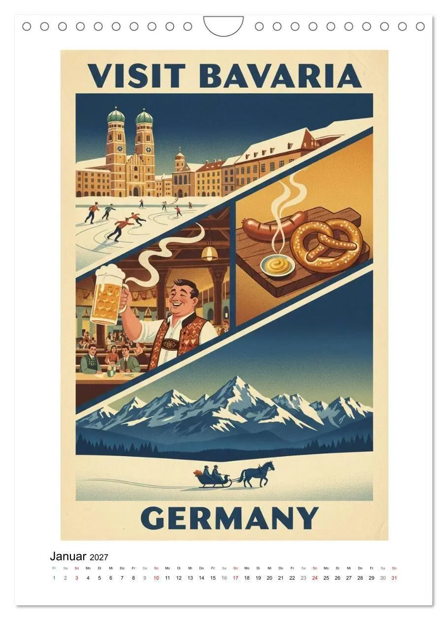 Bild: 9783516807844 | Sehnsucht Deutschland - Die Mid-Century Collection (Wandkalender...