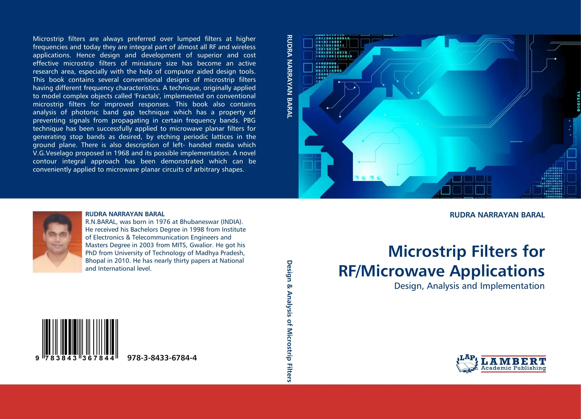 Cover: 9783843367844 | Microstrip Filters for RF/Microwave Applications | Baral | Taschenbuch