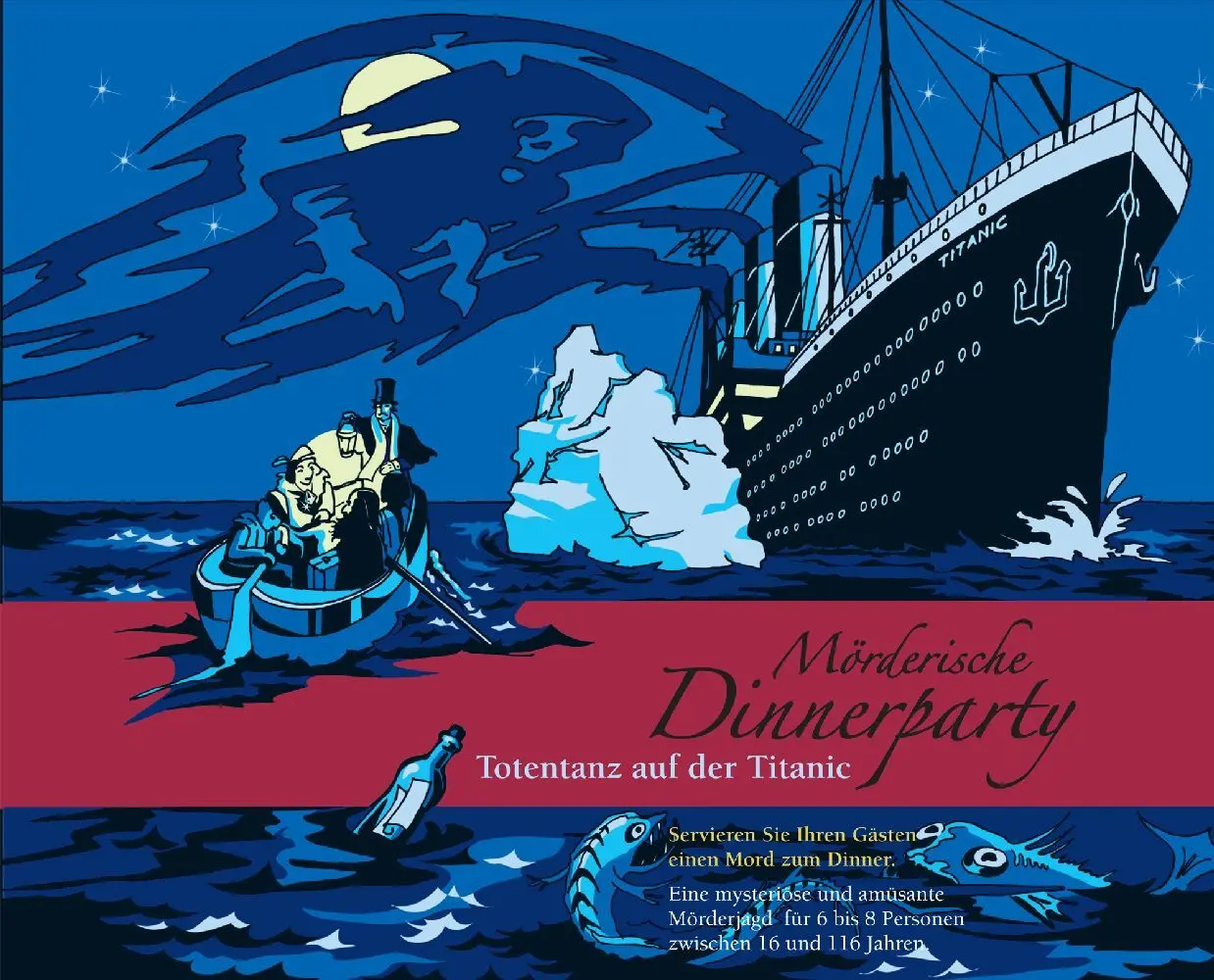 Cover: 9783981047844 | Mörderische Dinnerparty | Totentanz auf der Titanic | Christiane Fux