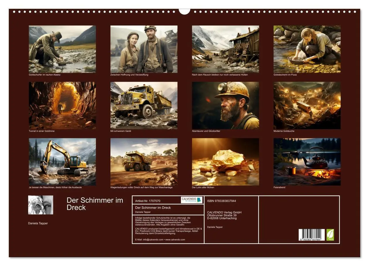 Bild: 9783383837944 | Der Schimmer im Dreck (Wandkalender 2025 DIN A2 quer), CALVENDO...