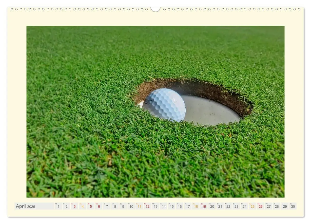 Bild: 9783516037944 | Golf - meine Leidenschaft (Wandkalender 2026 DIN A2 quer), CALVENDO...