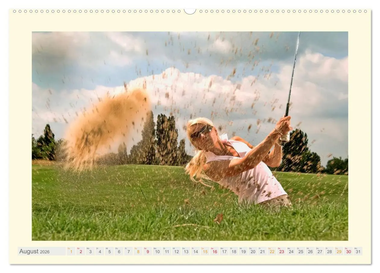 Bild: 9783516037944 | Golf - meine Leidenschaft (Wandkalender 2026 DIN A2 quer), CALVENDO...
