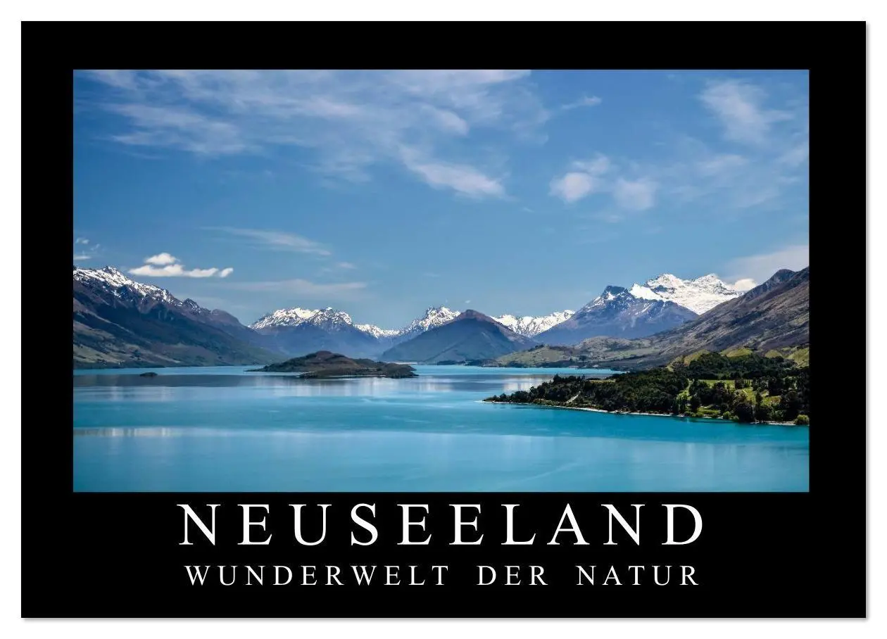 Cover: 9783516107944 | Neuseeland - Wunderwelt der Natur (Wandkalender 2026 DIN A2 quer),...