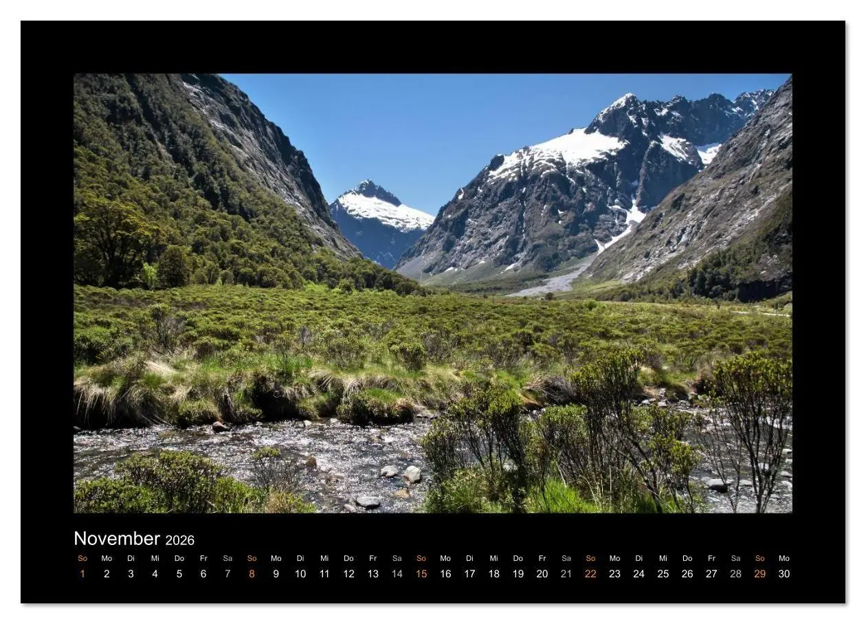 Bild: 9783516107944 | Neuseeland - Wunderwelt der Natur (Wandkalender 2026 DIN A2 quer),...
