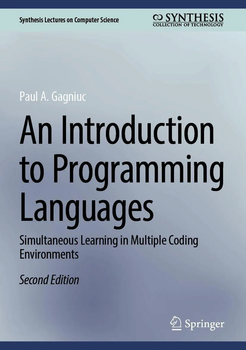 Cover: 9783032268044 | An Introduction to Programming Languages | Paul A. Gagniuc | Buch | li