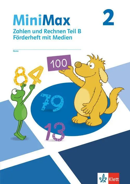 Cover: 9783122808044 | MiniMax 2. Förderheft Zahlen und Rechnen Teil B mit Medien Klasse 2