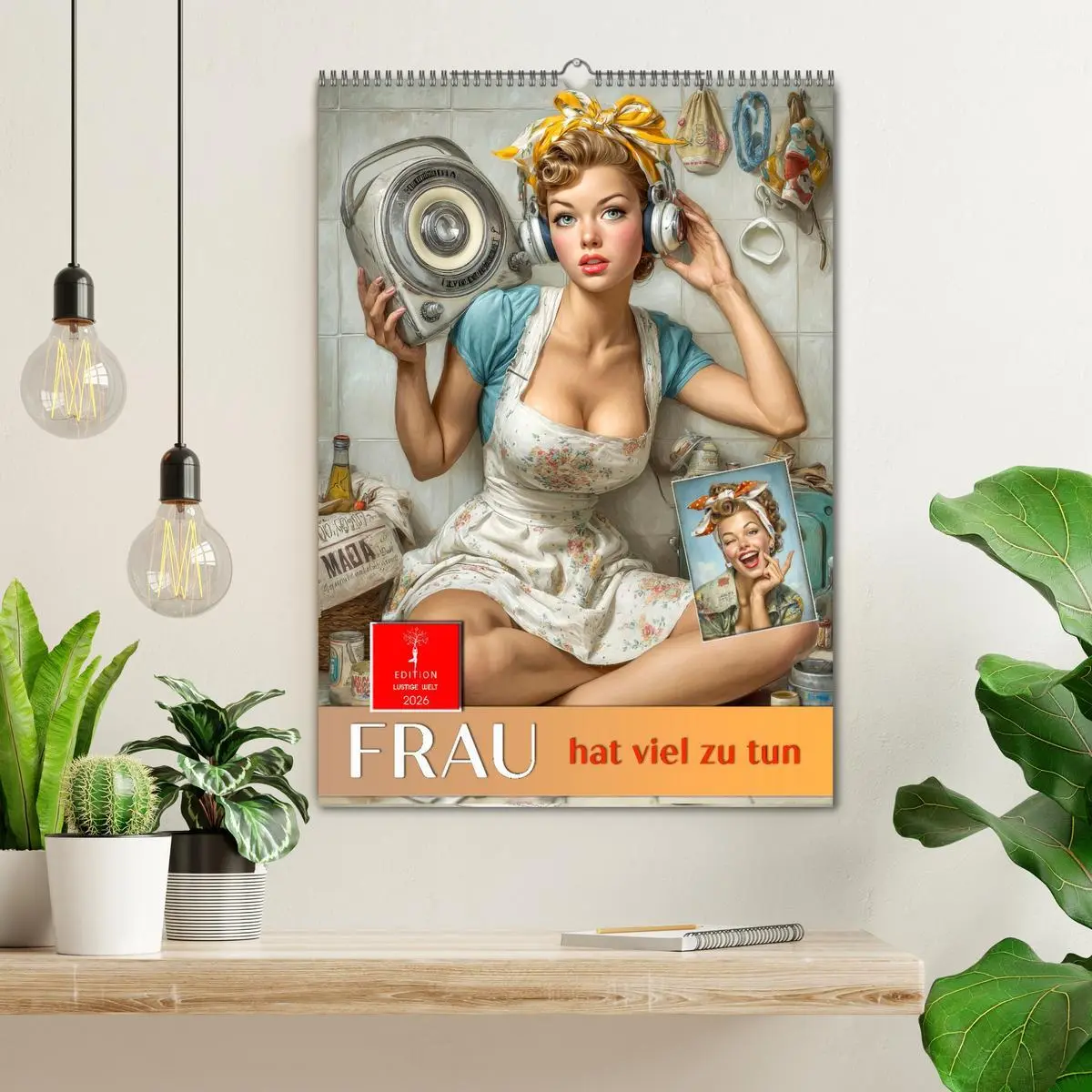 Bild: 9783516618044 | Frau hat viel zu tun (Wandkalender 2026 DIN A2 hoch), CALVENDO...