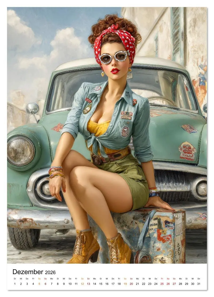 Bild: 9783516618044 | Frau hat viel zu tun (Wandkalender 2026 DIN A2 hoch), CALVENDO...