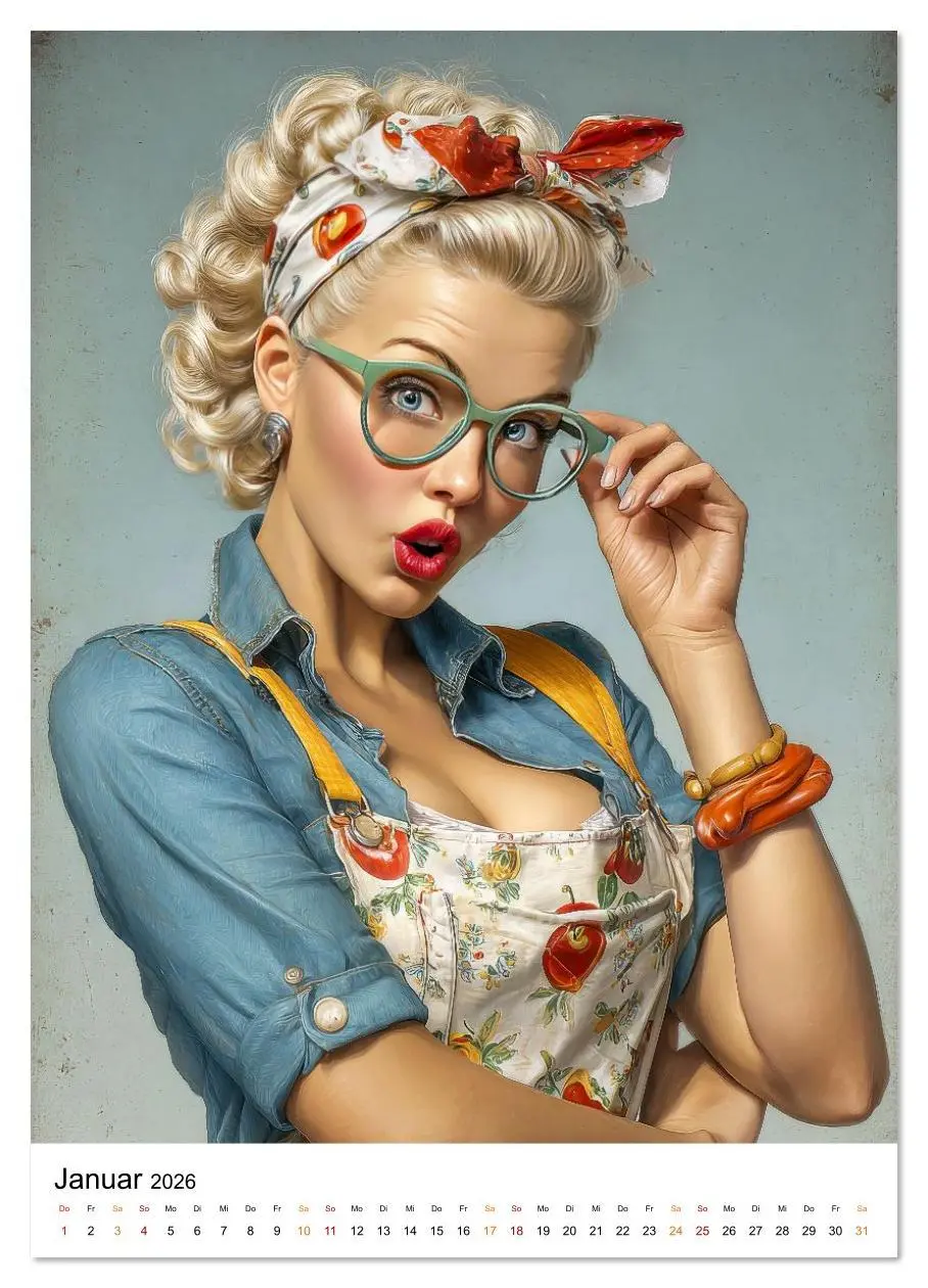 Bild: 9783516618044 | Frau hat viel zu tun (Wandkalender 2026 DIN A2 hoch), CALVENDO...