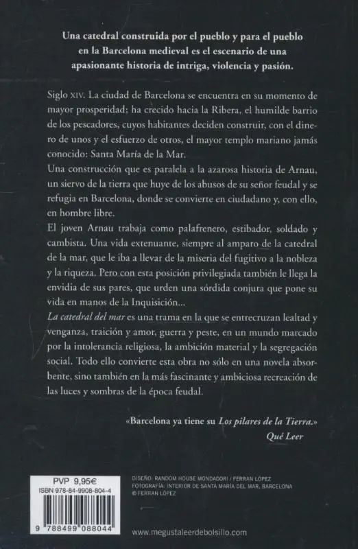 Rückseite: 9788499088044 | La catedral del mar. Ediccion limitada | Ildefonso Falcones | Buch