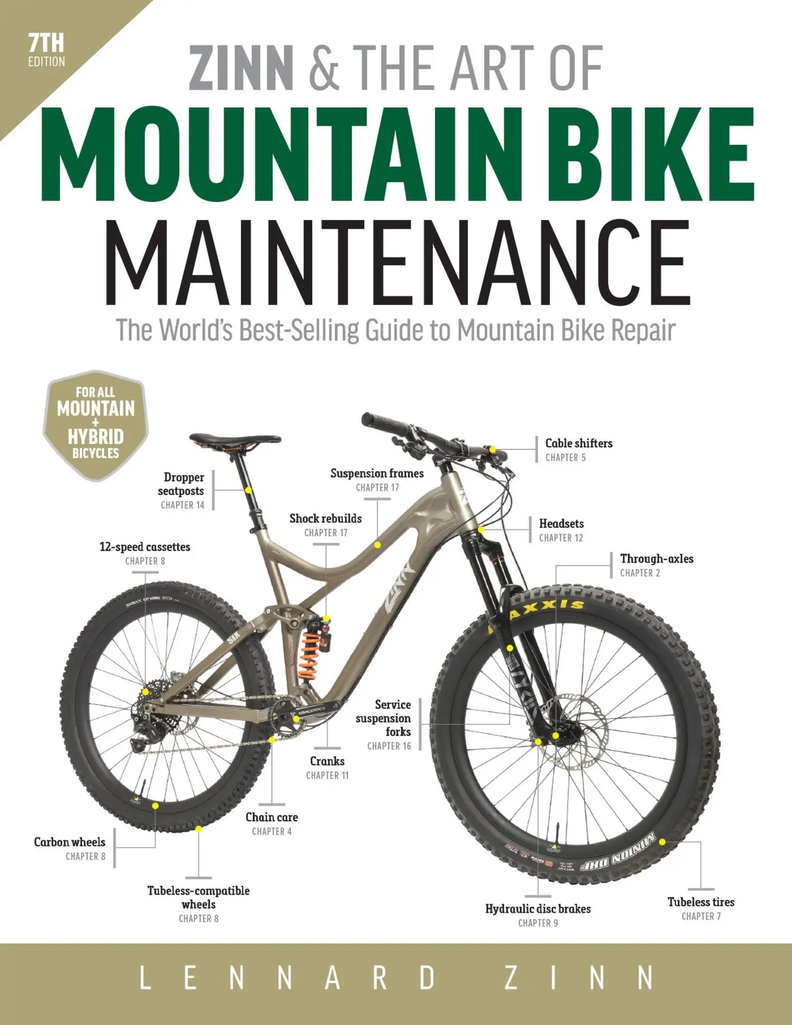 Cover: 9781646048144 | Zinn and the Art of Mountain Bike Maintenance, 7th Edition | Zinn