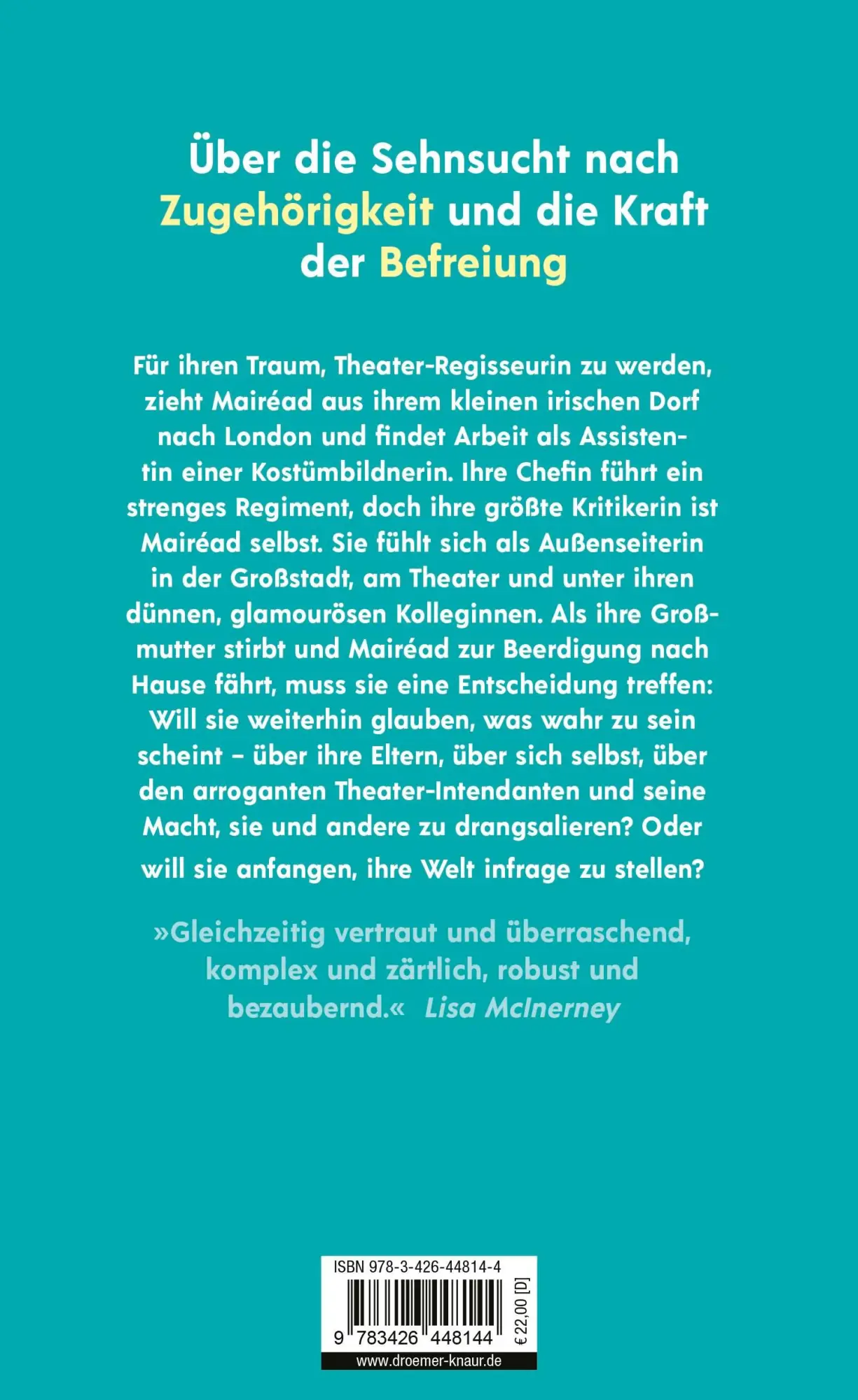 Rückseite: 9783426448144 | Die Frau hinter der Bühne | Elaine Garvey | Buch | 224 S. | Deutsch