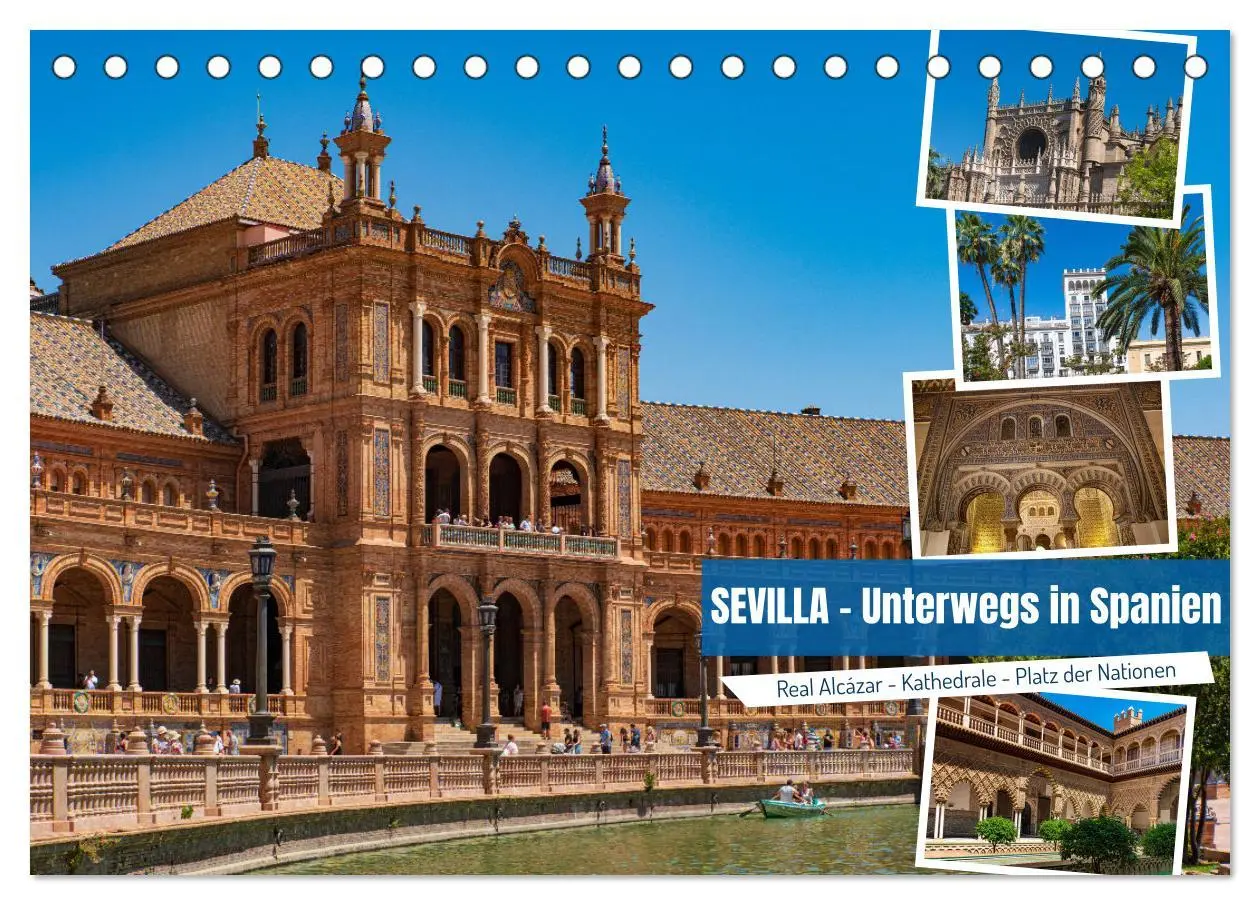 Cover: 9783457448144 | Sevilla - Unterwegs in Spanien (Tischkalender 2026 DIN A5 quer),...