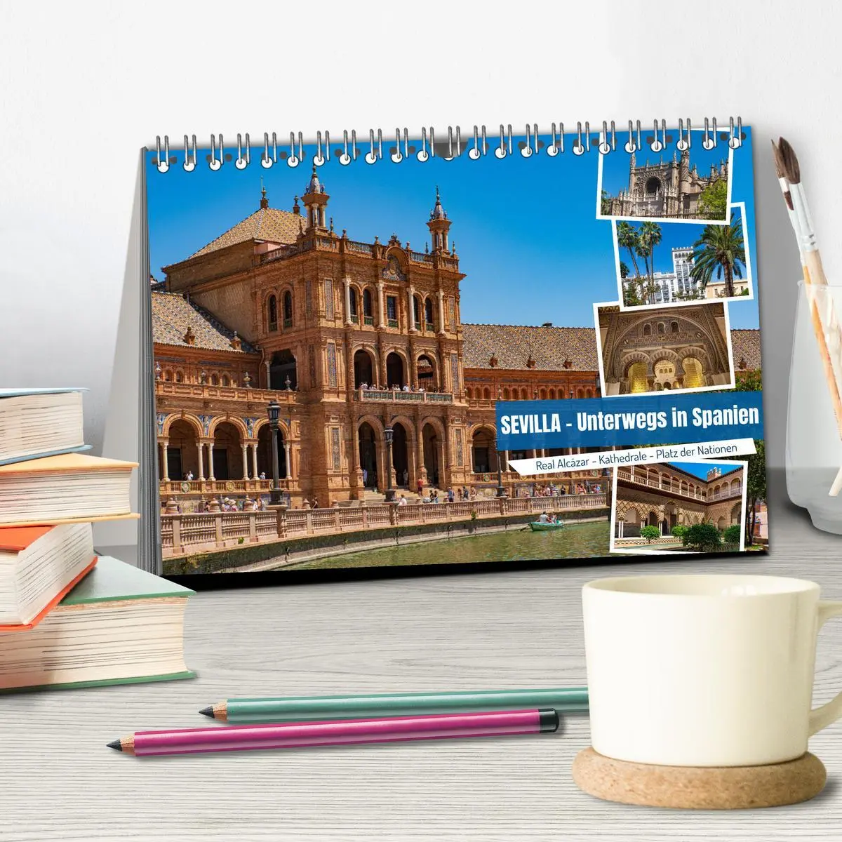 Bild: 9783457448144 | Sevilla - Unterwegs in Spanien (Tischkalender 2026 DIN A5 quer),...