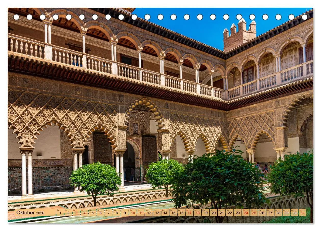 Bild: 9783457448144 | Sevilla - Unterwegs in Spanien (Tischkalender 2026 DIN A5 quer),...