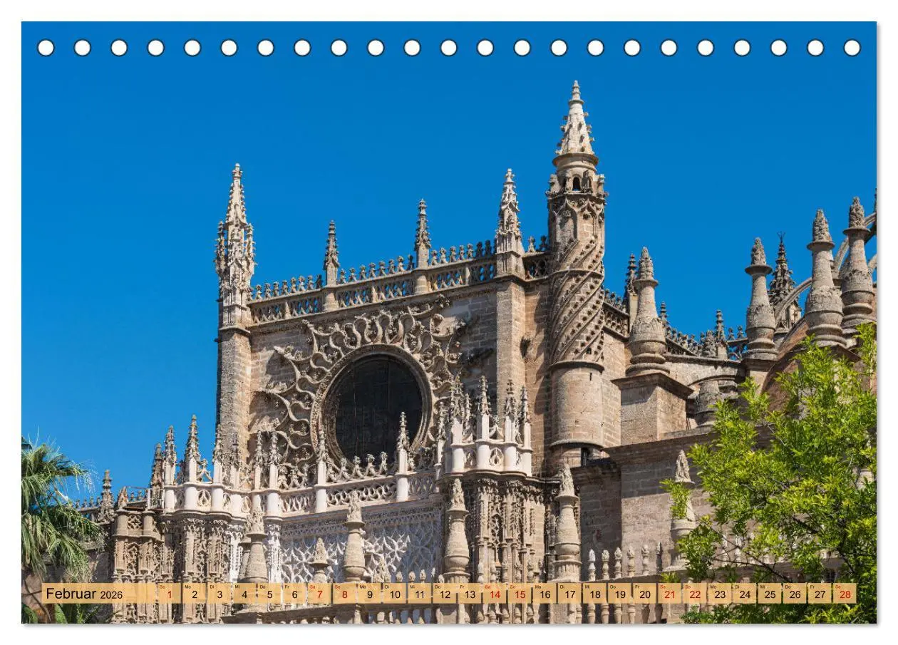 Bild: 9783457448144 | Sevilla - Unterwegs in Spanien (Tischkalender 2026 DIN A5 quer),...
