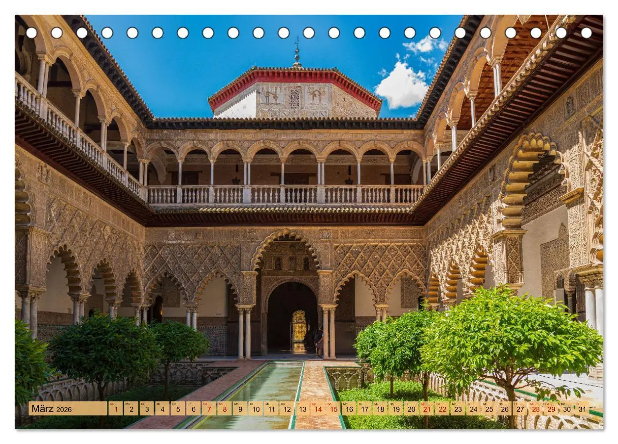 Bild: 9783457448144 | Sevilla - Unterwegs in Spanien (Tischkalender 2026 DIN A5 quer),...